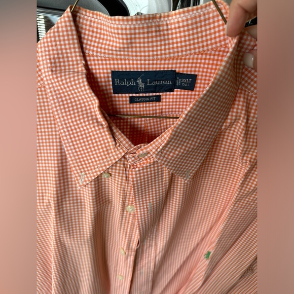 3x tall Ralph Lauren short sleeve button up - Picture 1 of 2